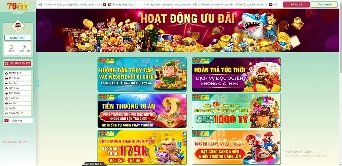 79king05.Com khuyến mãi khách hàng hấp dẫn mỗi ngày