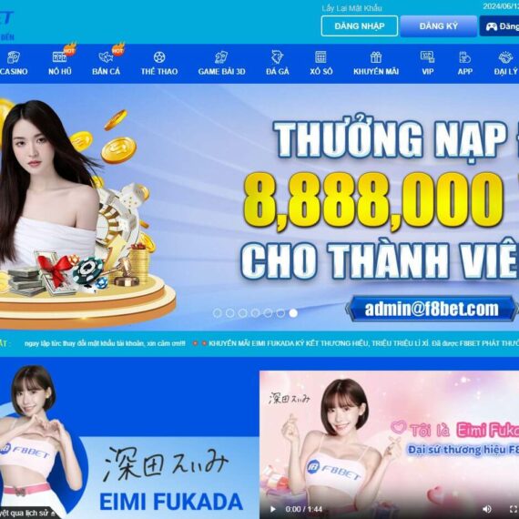 Nhà cái F8bet66 Com uy tín hàng đầu thưởng lì xì mỗi ngày